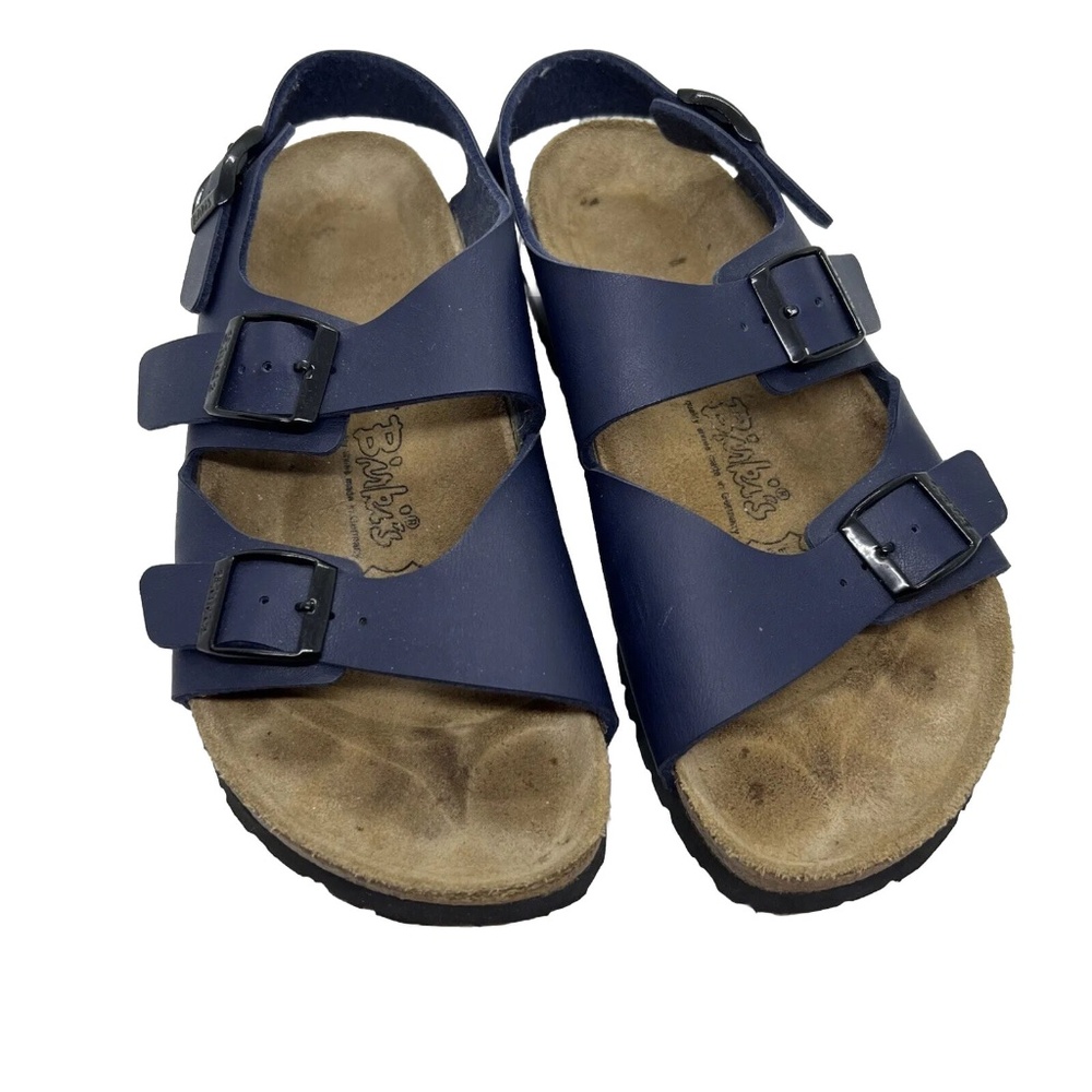 Birki's by Birkenstock Blue Ankle Strap Milano Style EU 39 US 8